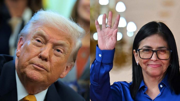 “Socio y Amigo”: Delcy Rodríguez le ruega a Papi Trump que le saque las sanciones