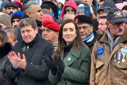 “No queremos guerra en nuestra región”: Villarruel habló en Ushuaia y un ex combatiente criticó a Milei