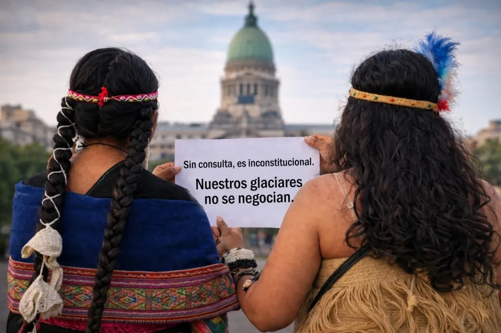 El agua en disputa: Pueblo Nación Diaguita denuncia que la reforma de glaciares habilita el despojo