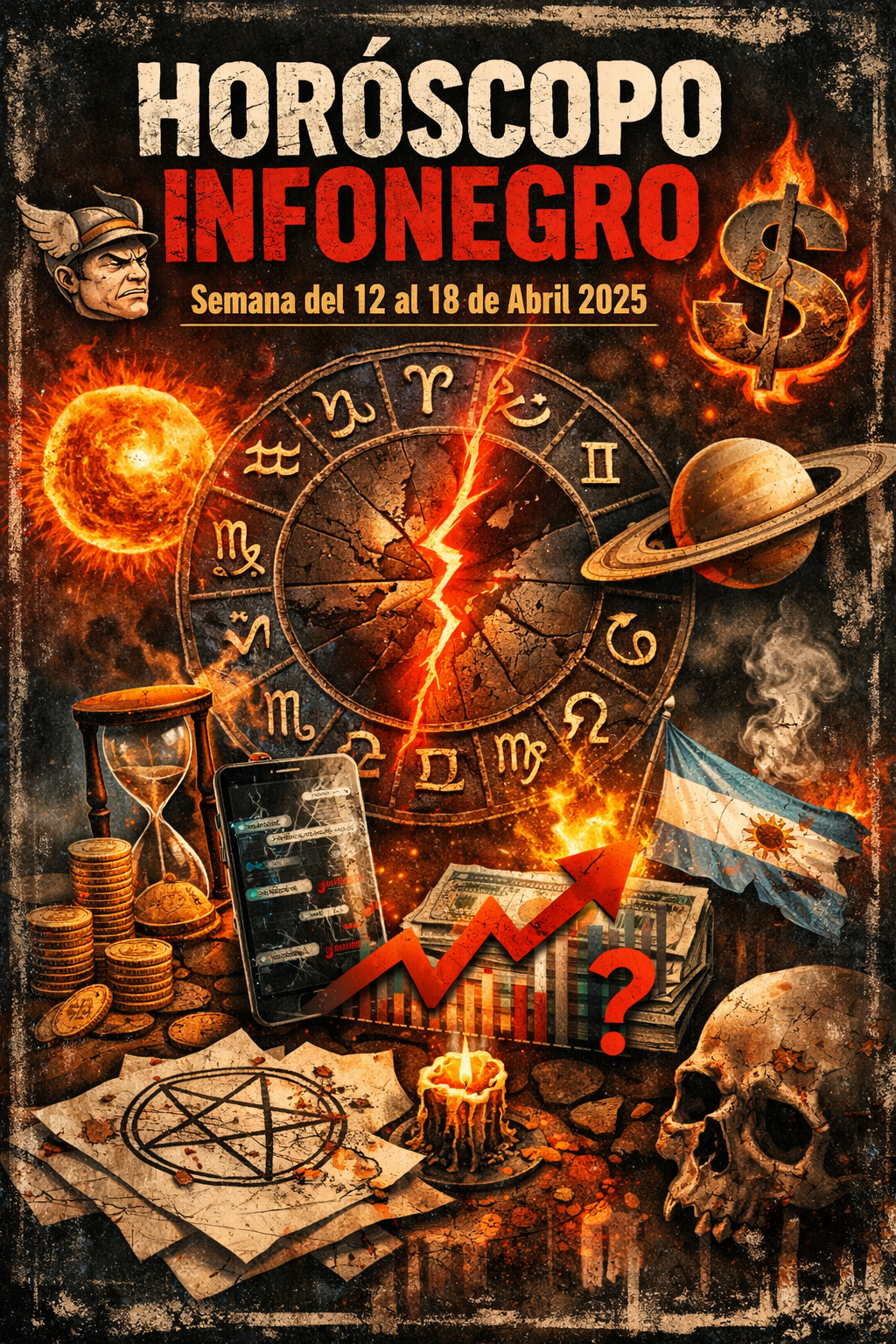 Horóscopo Infonegro: semana de cortocircuitos celestes y realidad sin anestesia