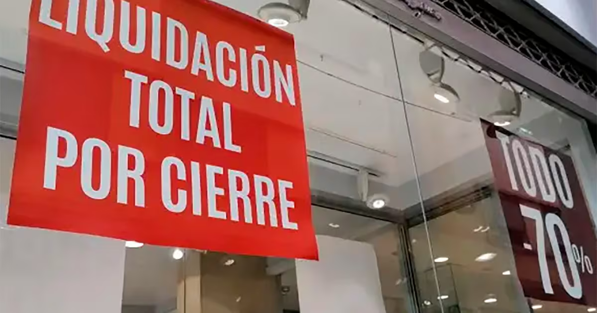 El comercio se hunde y lidera el cierre de empresas: más de 3.100 firmas bajaron la persiana