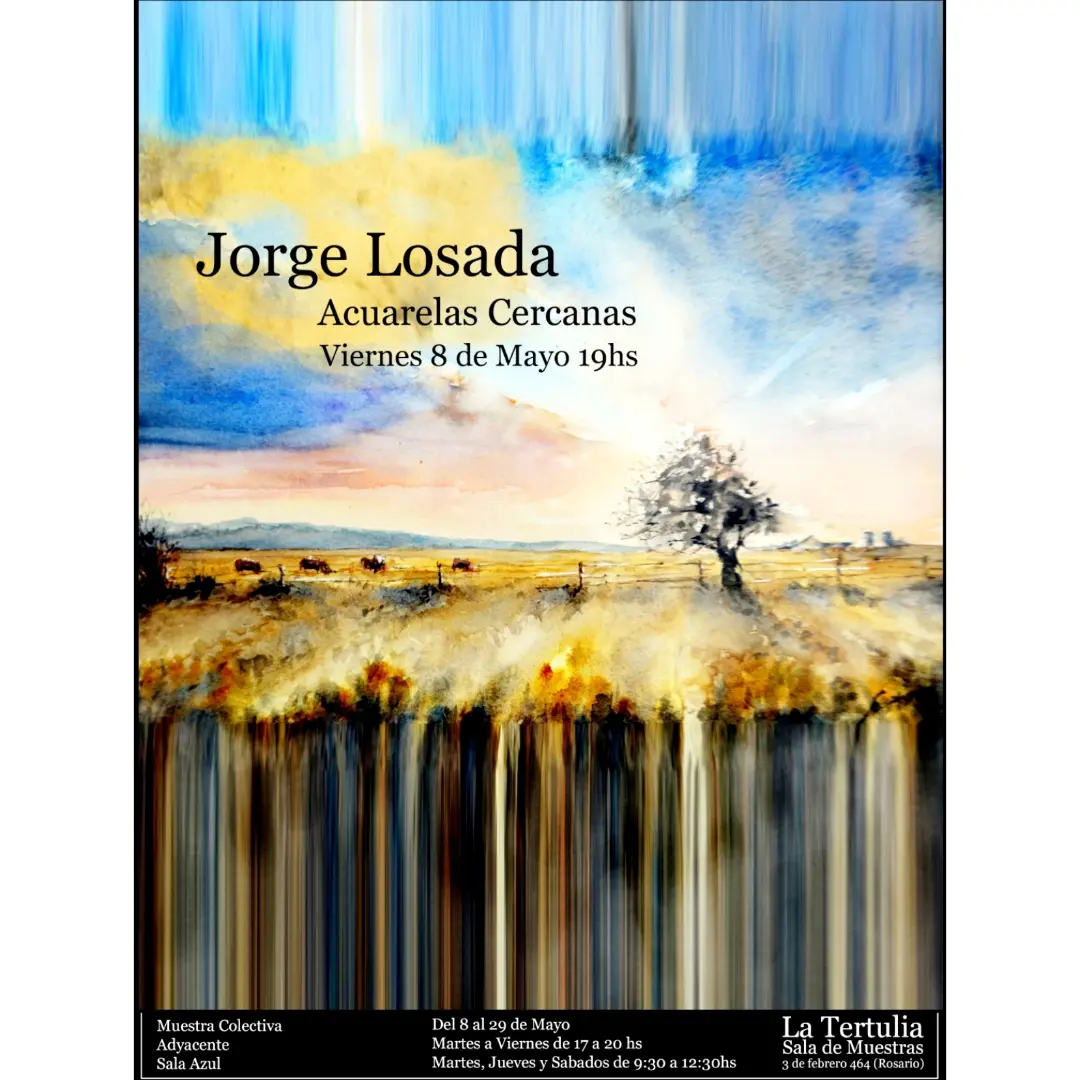 Rosario abre mayo con acuarelas, óleo y fotografía en una nueva jornada artística en La Tertulia