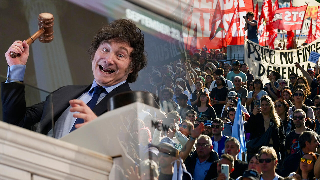Milei en una universidad privada: la escena perfecta del ajuste a la educación pública