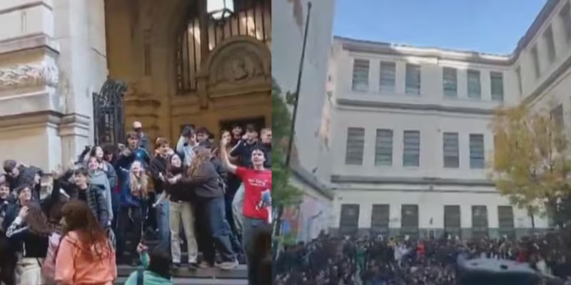 Tomaron el Pellegrini y el Nacional Buenos Aires contra el ajuste de Milei