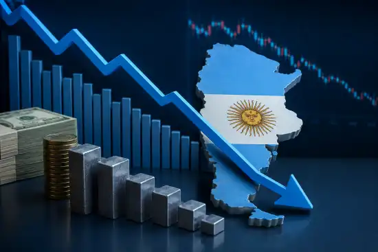 El riesgo país cayó a 418 puntos y las acciones argentinas subieron hasta 4,4%