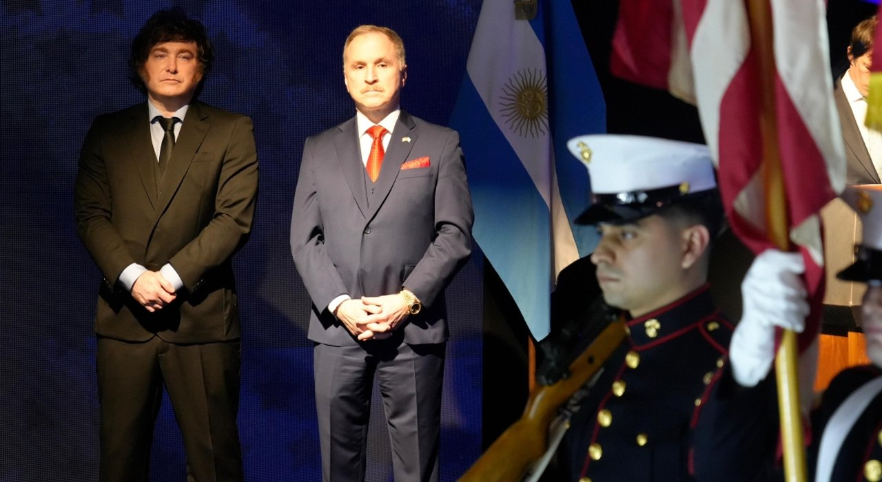 Nunca un presidente argentino llegó tan temprano al cumpleaños del Tío Sam