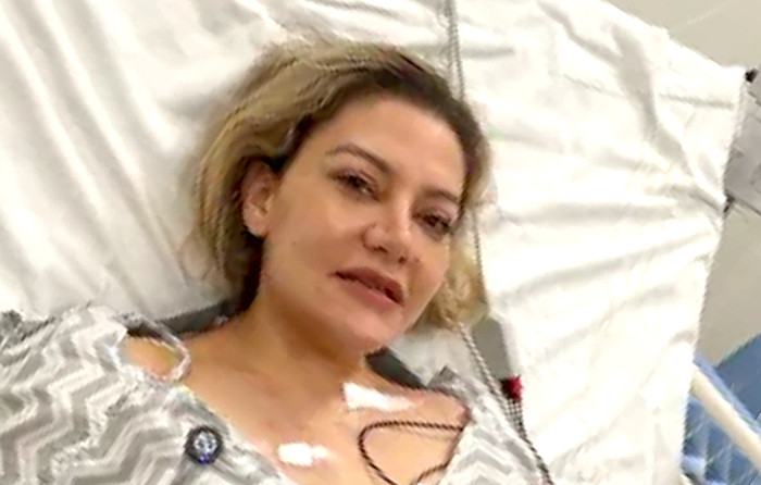 Nadia Beller habló desde el hospital: “Cerimedo me ahorcó y quería deshacerse de mí”