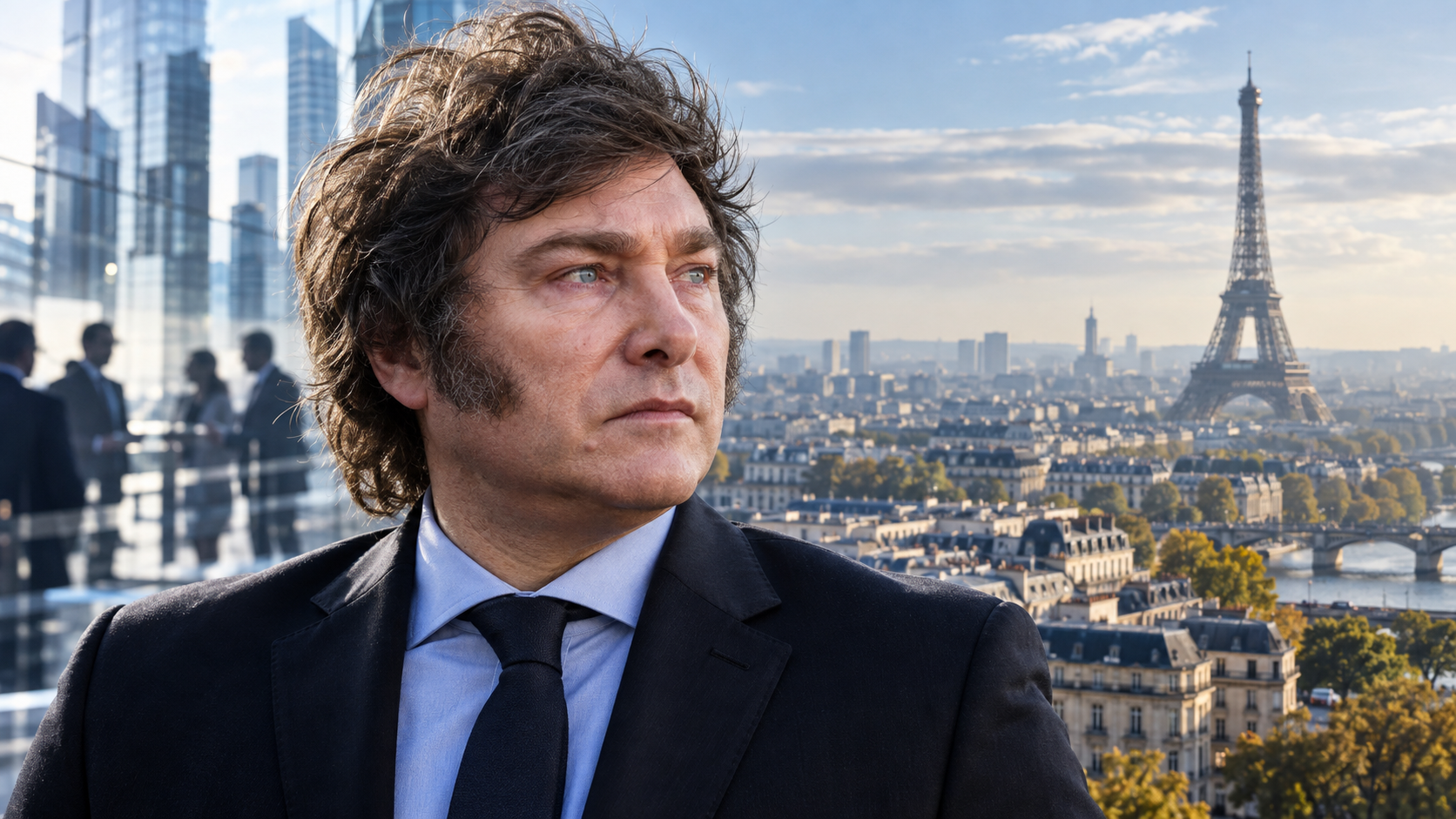 Milei va a París a vender crecimiento mientras JP Morgan ya ve recesión